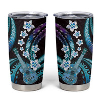 Hawaiian Ukulele Tumbler Cup Amethyst Gradient Fantastic Plumeria LT01 Purple - Polynesian Pride