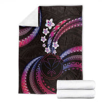 Hawaii Map Kanaka Maoli Blanket Fantastic Frangipani Sweet Dream LT01 - Polynesian Pride
