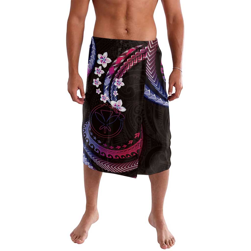 Hawaii Map Kanaka Maoli Lavalava Fantastic Frangipani Sweet Dream LT01 Pink - Polynesian Pride