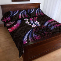 Hawaii Map Kanaka Maoli Quilt Bed Set Fantastic Frangipani Sweet Dream LT01 - Polynesian Pride