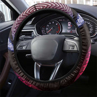 Hawaii Map Kanaka Maoli Steering Wheel Cover Fantastic Frangipani Sweet Dream LT01 - Polynesian Pride