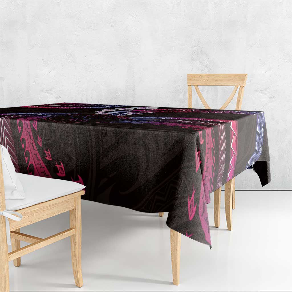 Hawaii Map Kanaka Maoli Tablecloth Fantastic Frangipani Sweet Dream LT01 - Polynesian Pride