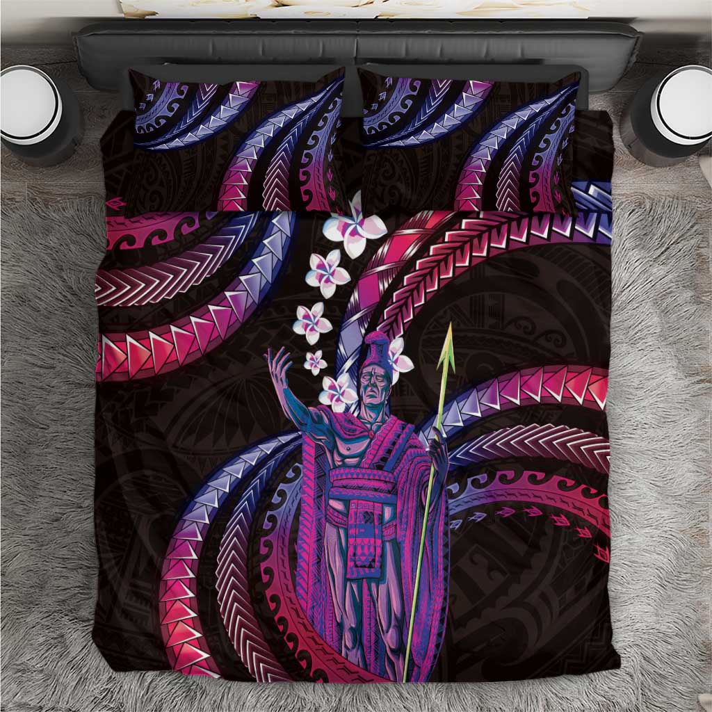Hawaii King Kamehameha Bedding Set Fantastic Plumeria Sweet Vibes LT01 Pink - Polynesian Pride