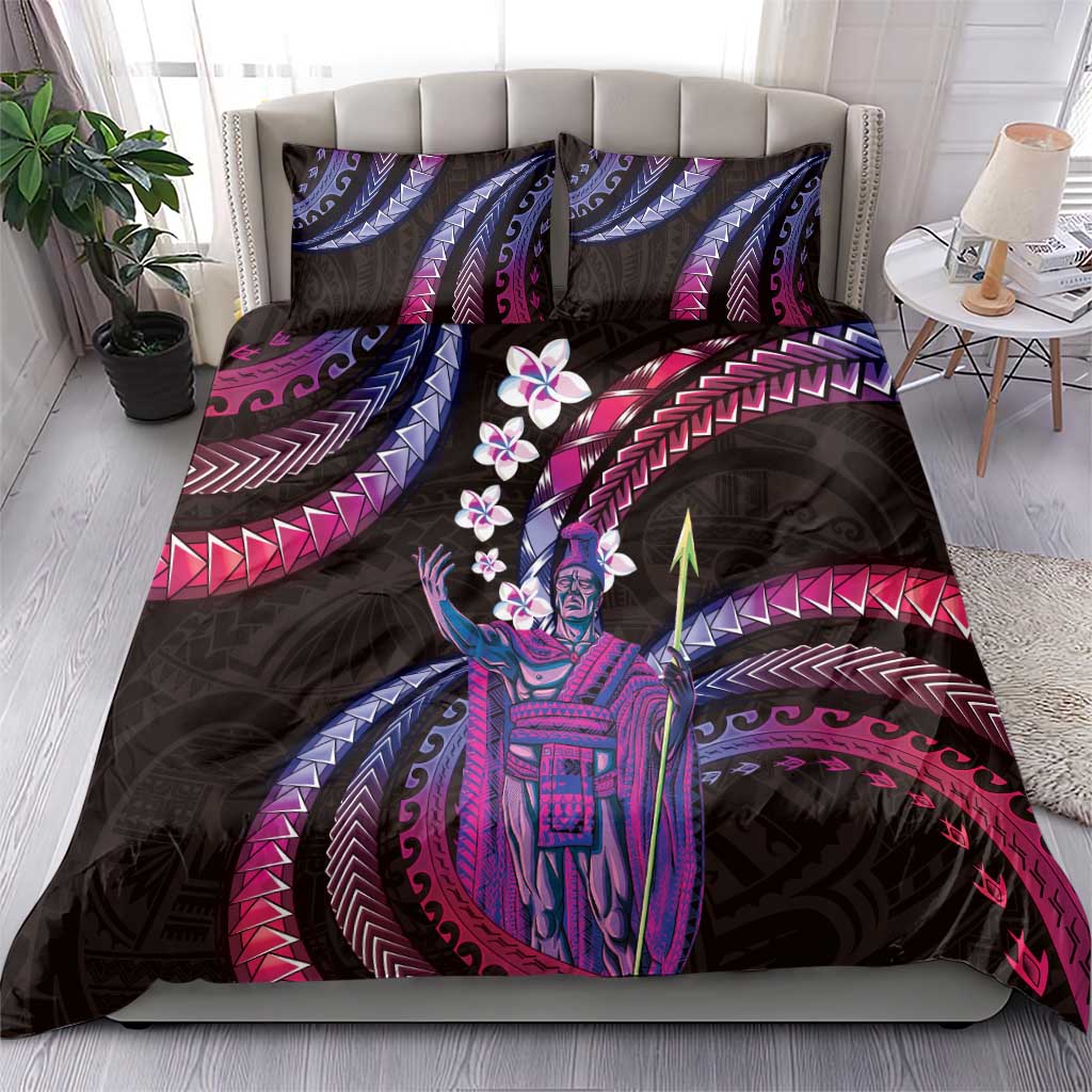 Hawaii King Kamehameha Bedding Set Fantastic Plumeria Sweet Vibes LT01 - Polynesian Pride