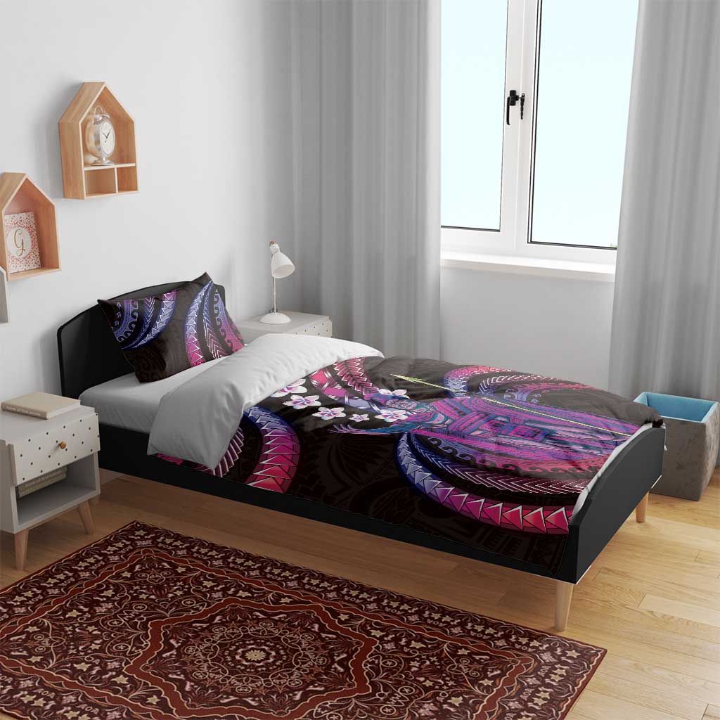 Hawaii King Kamehameha Bedding Set Fantastic Plumeria Sweet Vibes LT01 - Polynesian Pride