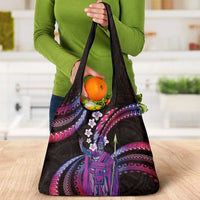 Hawaii King Kamehameha Grocery Bag Fantastic Plumeria Sweet Vibes LT01 - Polynesian Pride