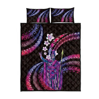 Hawaii King Kamehameha Quilt Bed Set Fantastic Plumeria Sweet Vibes LT01 - Polynesian Pride