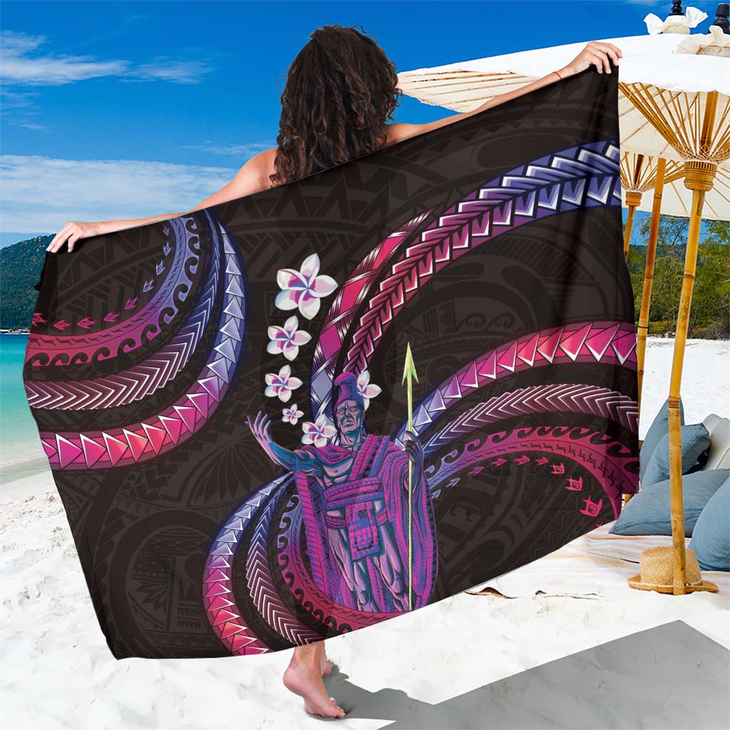 Hawaii King Kamehameha Sarong Fantastic Plumeria Sweet Vibes LT01 One Size 44 x 66 inches Pink - Polynesian Pride