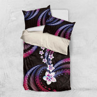 Hawaii Plumeria Bedding Set Sweet Gradient Polynesian Pattern LT01 US Twin 172cm x 218cm Pink - Polynesian Pride