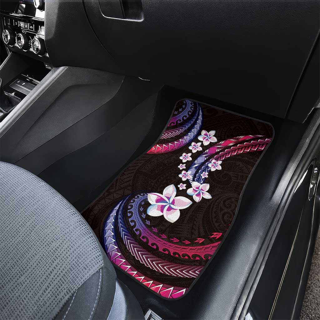 Hawaii Plumeria Car Mats Sweet Gradient Polynesian Pattern LT01 - Polynesian Pride