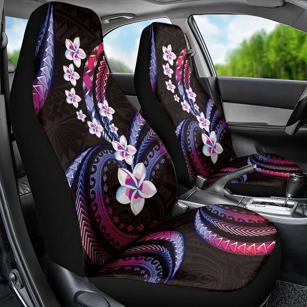 Hawaii Plumeria Car Seat Cover Sweet Gradient Polynesian Pattern LT01 - Polynesian Pride