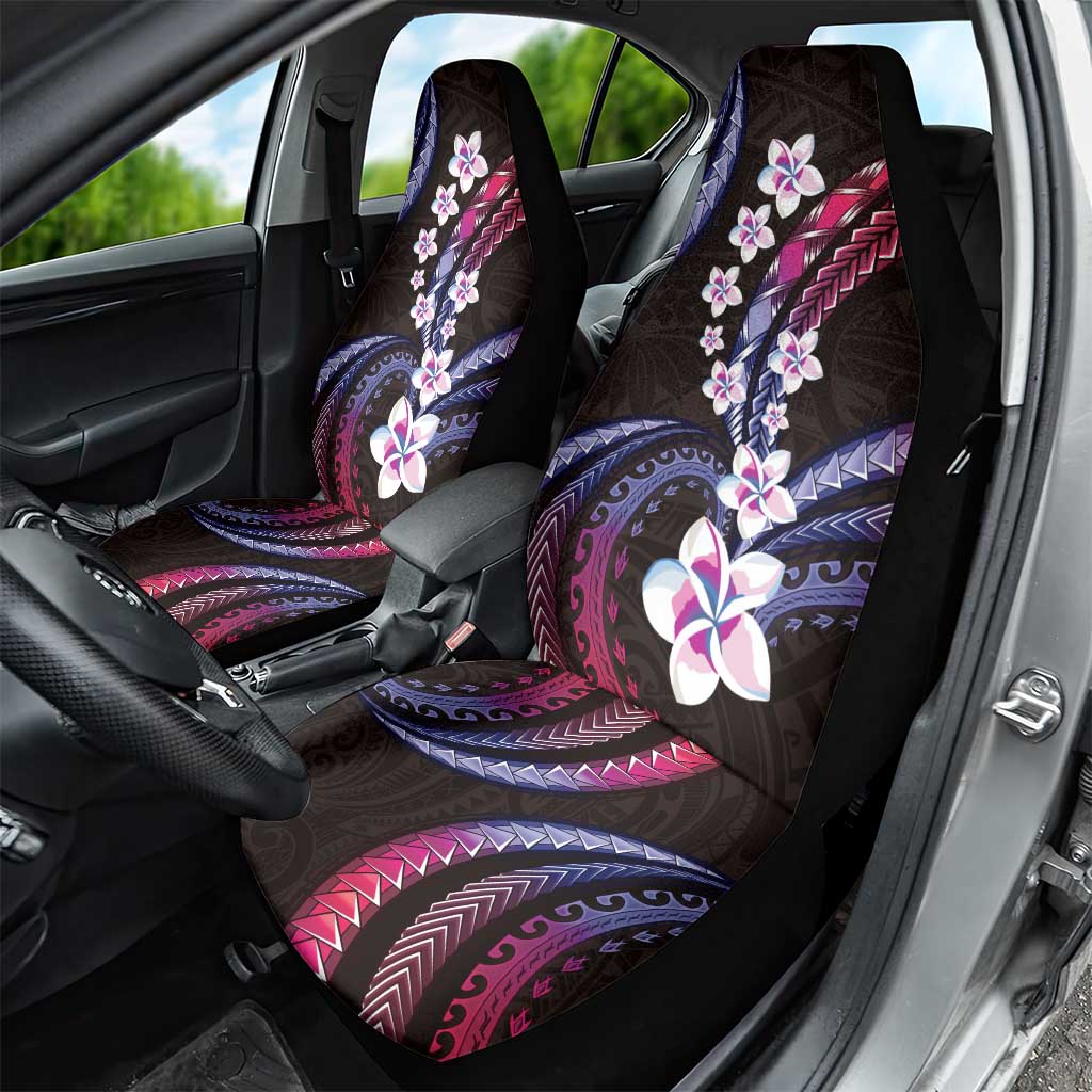 Hawaii Plumeria Car Seat Cover Sweet Gradient Polynesian Pattern LT01 - Polynesian Pride