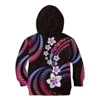 Hawaii Plumeria Kid Hoodie Sweet Gradient Polynesian Pattern LT01 - Polynesian Pride