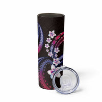 Hawaii Plumeria Skinny Tumbler Sweet Gradient Polynesian Pattern LT01 - Polynesian Pride