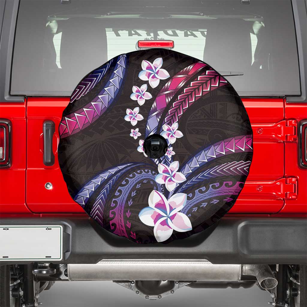 Hawaii Plumeria Spare Tire Cover Sweet Gradient Polynesian Pattern LT01 - Polynesian Pride