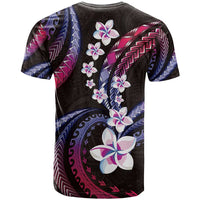 Hawaii Plumeria T Shirt Sweet Gradient Polynesian Pattern LT01 - Polynesian Pride