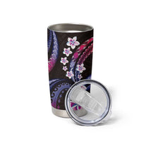 Hawaii Plumeria Tumbler Cup Sweet Gradient Polynesian Pattern LT01 - Polynesian Pride