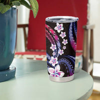 Hawaii Plumeria Tumbler Cup Sweet Gradient Polynesian Pattern LT01 - Polynesian Pride