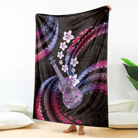Hawaiian Ukulele Blanket Sweet Dream Fantastic Plumeria LT01 - Polynesian Pride
