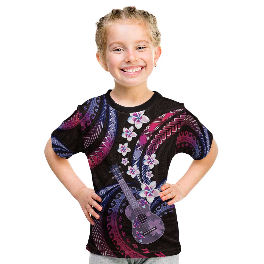 Hawaiian Ukulele Kid T Shirt Sweet Dream Fantastic Plumeria LT01 Pink - Polynesian Pride