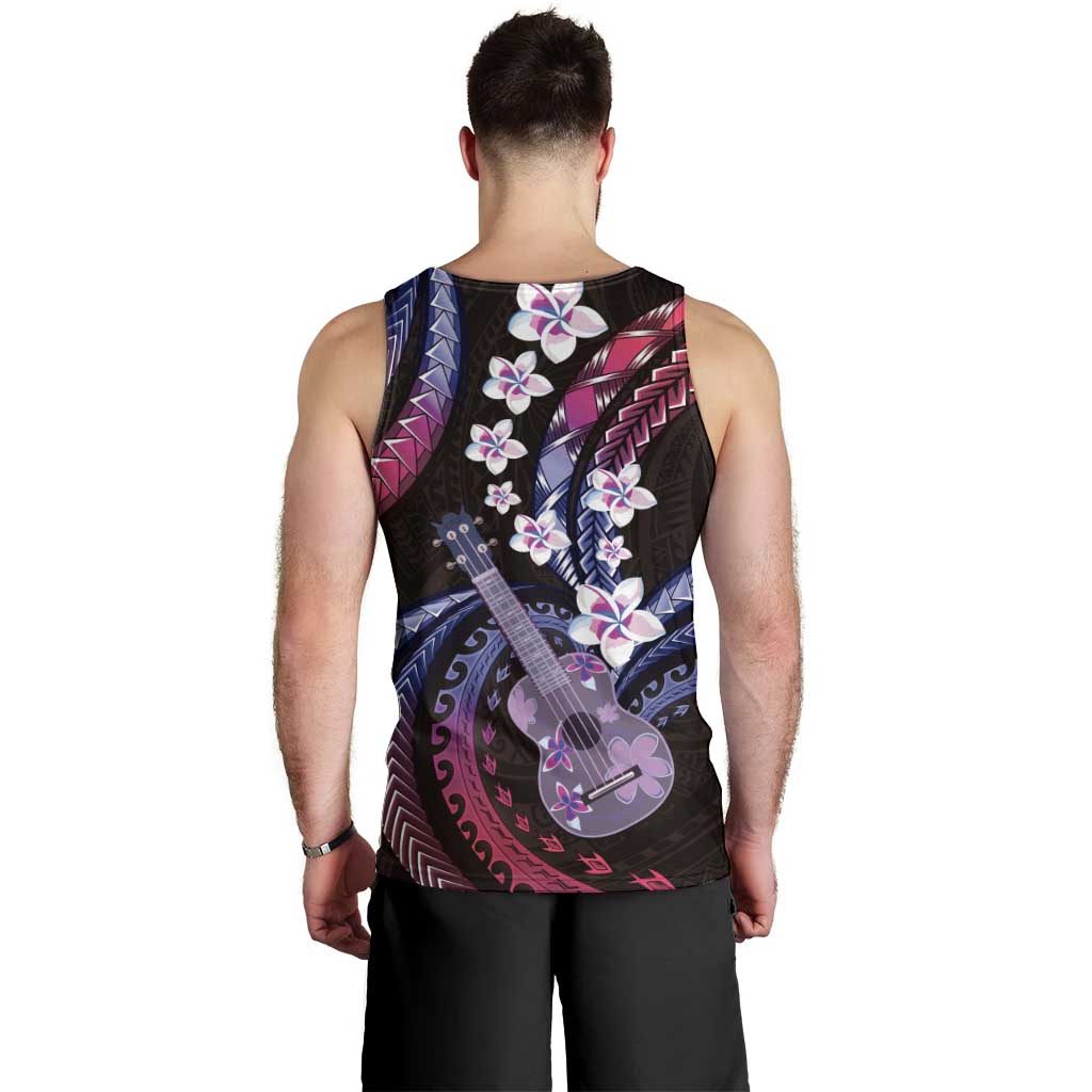 Hawaiian Ukulele Men Tank Top Sweet Dream Fantastic Plumeria LT01 - Polynesian Pride