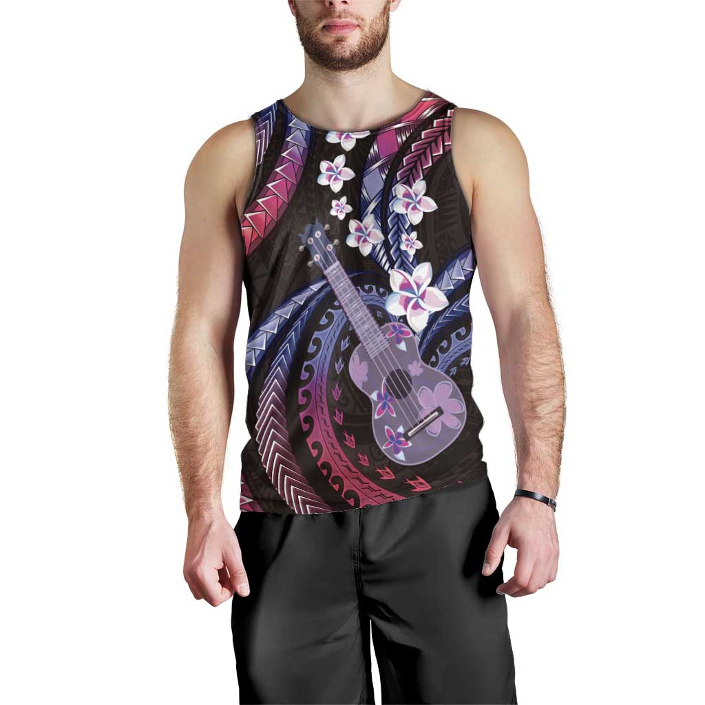 Hawaiian Ukulele Men Tank Top Sweet Dream Fantastic Plumeria LT01 - Polynesian Pride