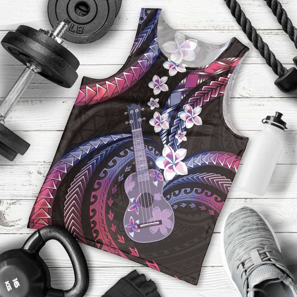 Hawaiian Ukulele Men Tank Top Sweet Dream Fantastic Plumeria LT01 - Polynesian Pride