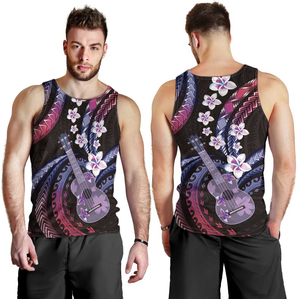Hawaiian Ukulele Men Tank Top Sweet Dream Fantastic Plumeria LT01 - Polynesian Pride