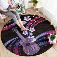 Hawaiian Ukulele Round Carpet Sweet Dream Fantastic Plumeria LT01 - Polynesian Pride