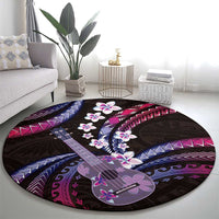 Hawaiian Ukulele Round Carpet Sweet Dream Fantastic Plumeria LT01 - Polynesian Pride