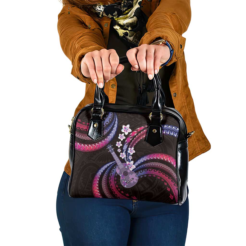 Hawaiian Ukulele Shoulder Handbag Sweet Dream Fantastic Plumeria LT01 One Size Pink - Polynesian Pride