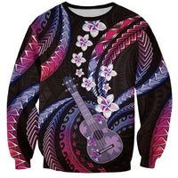 Hawaiian Ukulele Sweatshirt Sweet Dream Fantastic Plumeria LT01 Unisex Pink - Polynesian Pride