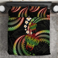 Hawaii Turtles Plumeria Bedding Set Reggae Polynesian Pattern LT01 Reggae - Polynesian Pride