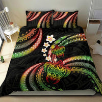 Hawaii Turtles Plumeria Bedding Set Reggae Polynesian Pattern LT01 - Polynesian Pride