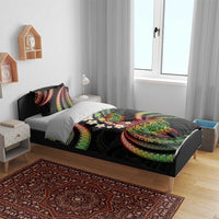 Hawaii Turtles Plumeria Bedding Set Reggae Polynesian Pattern LT01 - Polynesian Pride