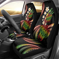 Hawaii Turtles Plumeria Car Seat Cover Reggae Polynesian Pattern LT01 - Polynesian Pride