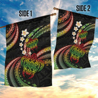 Hawaii Turtles Plumeria Garden Flag Reggae Polynesian Pattern LT01 - Polynesian Pride