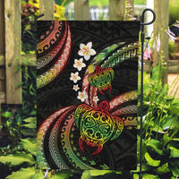 Hawaii Turtles Plumeria Garden Flag Reggae Polynesian Pattern LT01 Garden Flag Reggae - Polynesian Pride