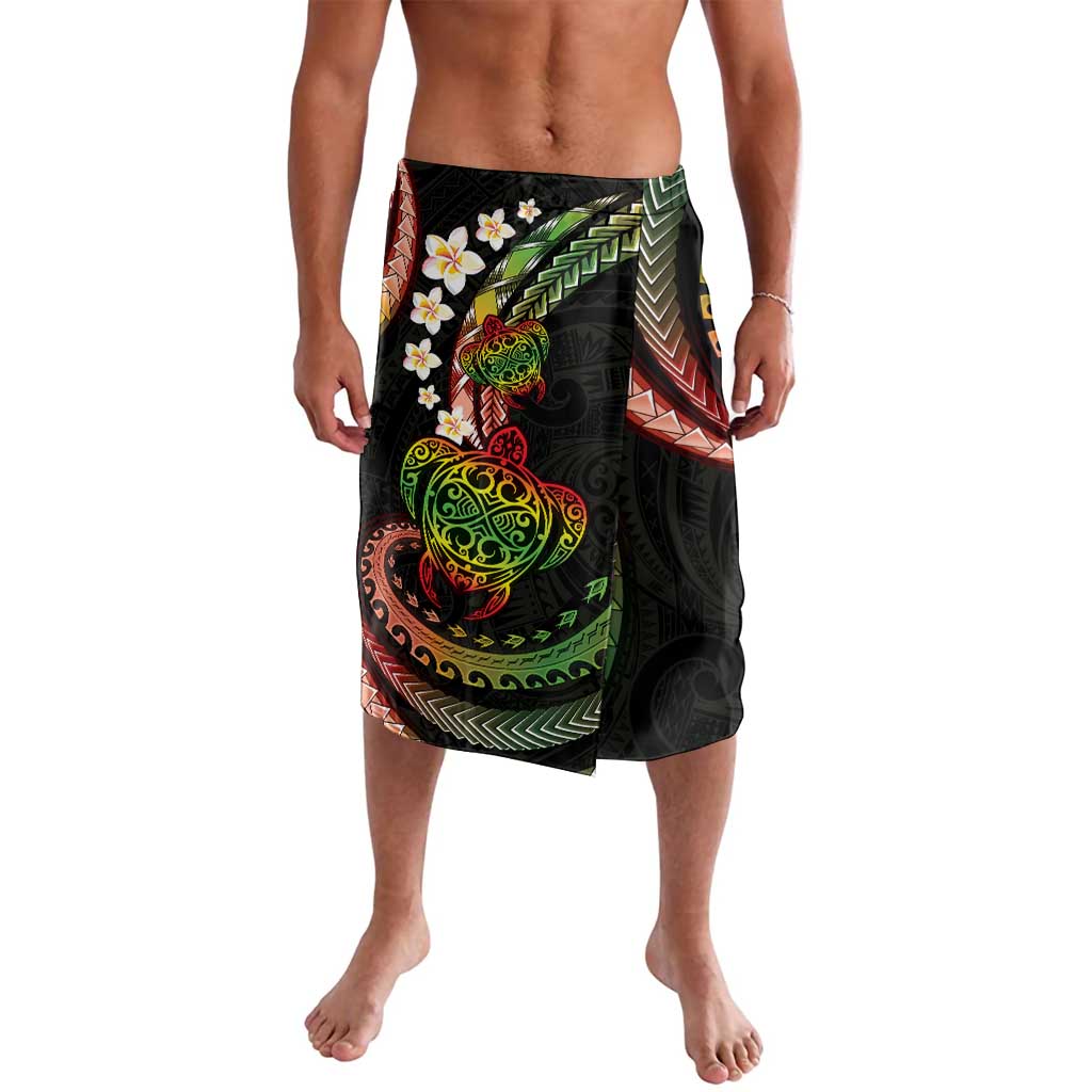 Hawaii Turtles Plumeria Lavalava Reggae Polynesian Pattern LT01 Reggae - Polynesian Pride
