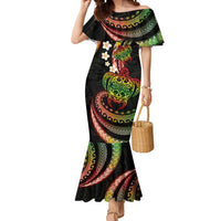 Hawaii Turtles Plumeria Mermaid Dress Reggae Polynesian Pattern LT01 Women Reggae - Polynesian Pride
