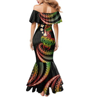 Hawaii Turtles Plumeria Mermaid Dress Reggae Polynesian Pattern LT01 - Polynesian Pride