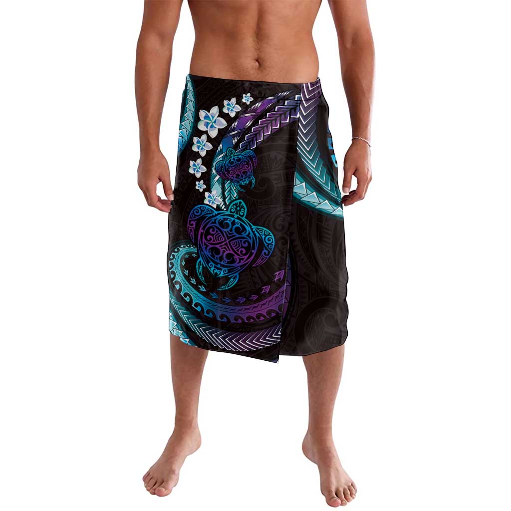 Hawaii Turtles Plumeria Lavalava Amethyst Gradient Polynesian Pattern LT01 Purple - Polynesian Pride