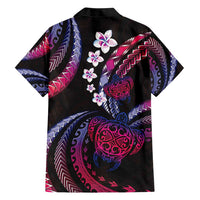 Hawaii Turtles Plumeria Hawaiian Shirt Sweet Gradient Polynesian Pattern LT01 - Polynesian Pride