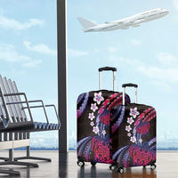 Hawaii Turtles Plumeria Luggage Cover Sweet Gradient Polynesian Pattern LT01 - Polynesian Pride