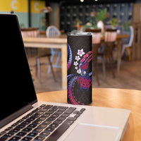 Hawaii Turtles Plumeria Skinny Tumbler Sweet Gradient Polynesian Pattern LT01 - Polynesian Pride