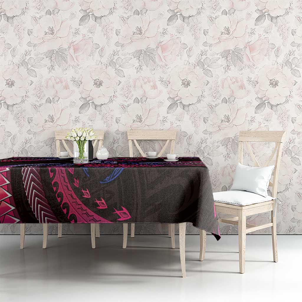 Hawaii Turtles Plumeria Tablecloth Sweet Gradient Polynesian Pattern LT01 - Polynesian Pride