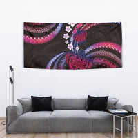 Hawaii Turtles Plumeria Tapestry Sweet Gradient Polynesian Pattern LT01 - Polynesian Pride