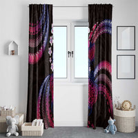Hawaii Turtles Plumeria Window Curtain Sweet Gradient Polynesian Pattern LT01 - Polynesian Pride