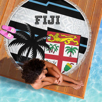 Fiji 2024 Rugby Beach Blanket Fijian Tapa Pattern LT01 - Polynesian Pride
