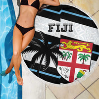 Fiji 2024 Rugby Beach Blanket Fijian Tapa Pattern LT01 - Polynesian Pride